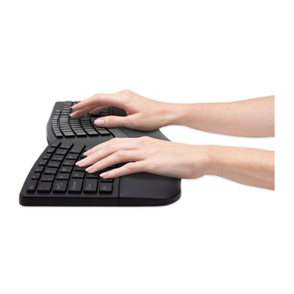 Pro Fit Ergo Wireless Keyboard, 18.98 X 9.92 X 1.5, Black - Image 3