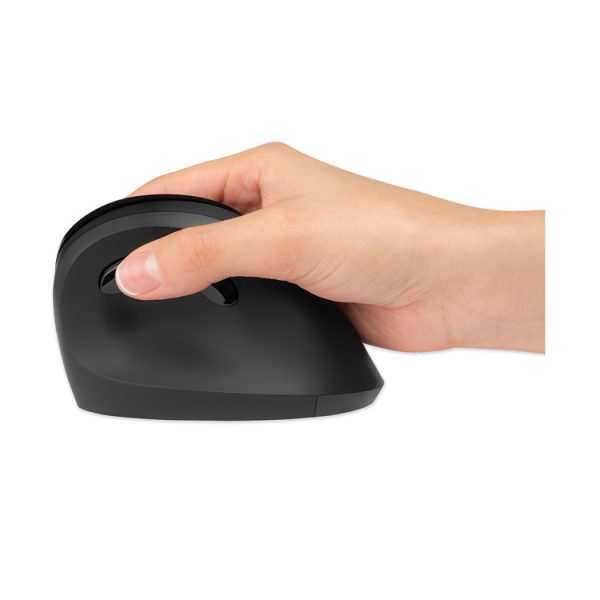 Pro Fit Ergo Vertical Wireless Mouse, 2.4 Ghz Frequency/65.62 Ft Wireless Range, Right Hand Use, Black - Image 3