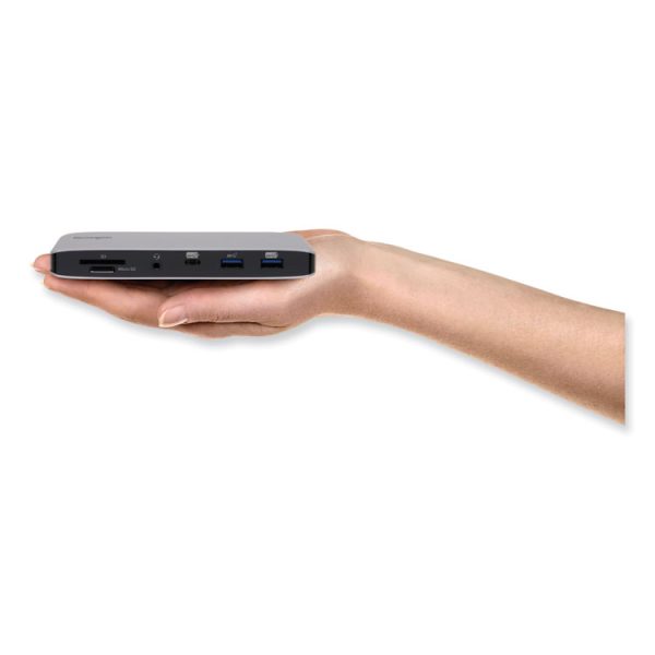 SD2480T Thunderbolt 3 Dual 4K Docking Station, Silver/Black - Image 4