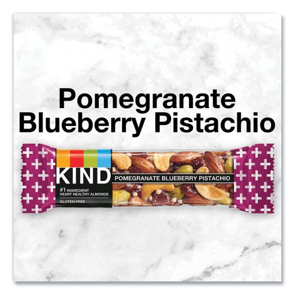 Plus Nutrition Boost Bar, Pom. Blueberry Pistachio/antioxidants, 1.4 Oz, 12/box - Image 2