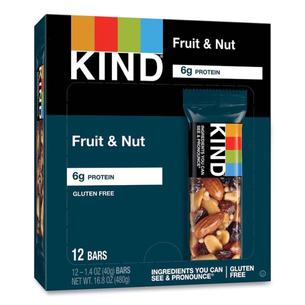 Fruit And Nut Bars, Fruit And Nut Delight, 1.4 Oz, 12/box - Image 7