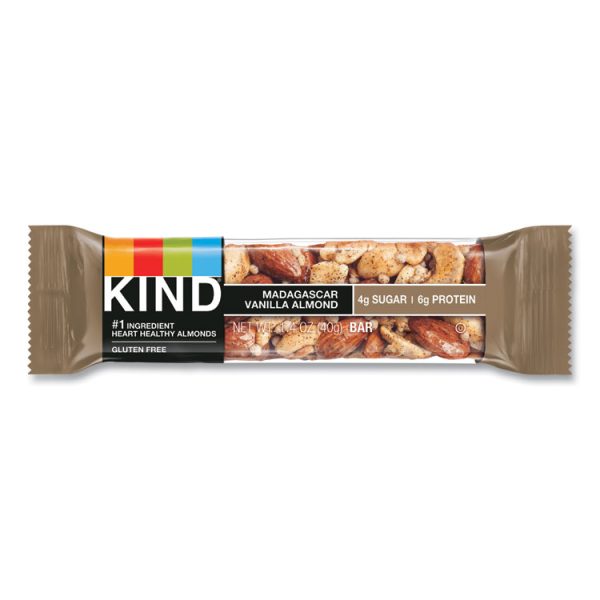Nuts And Spices Bar, Madagascar Vanilla Almond, 1.4 Oz, 12/box - Image 2