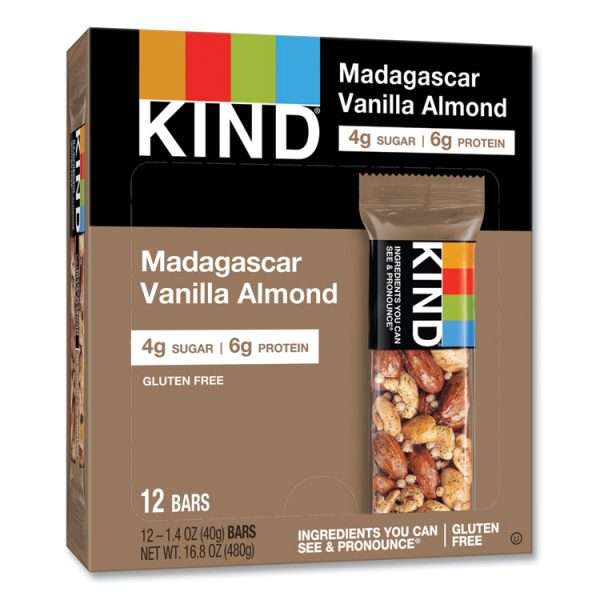 Nuts And Spices Bar, Madagascar Vanilla Almond, 1.4 Oz, 12/box - Image 7