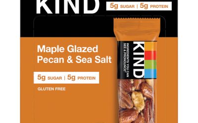 Nuts And Spices Bar, Maple Glazed Pecan And Sea Salt, 1.4 Oz Bar, 12/box