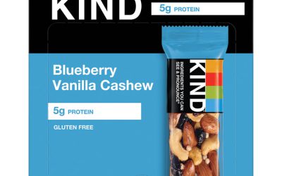 Fruit And Nut Bars, Blueberry Vanilla And Cashew, 1.4 Oz Bar, 12/box