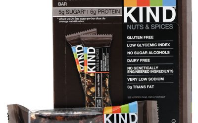 Nuts And Spices Bar, Dark Chocolate Mocha Almond, 1.4 Oz Bar, 12/box