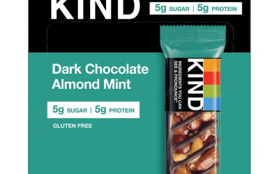 Nuts And Spices Bar, Dark Chocolate Almond Mint, 1.4 Oz Bar, 12/box