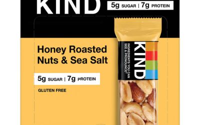 Nuts And Spices Bar, Honey Roasted Nuts/sea Salt, 1.4 Oz Bar, 12/box