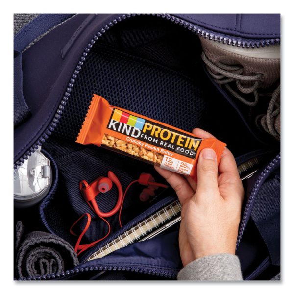 Protein Bars, Crunchy Peanut Butter, 1.76 Oz, 12/pack - Image 3