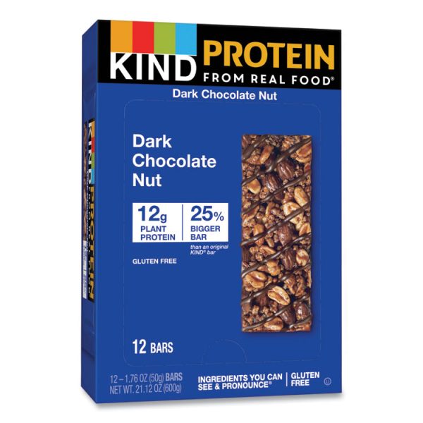 Protein Bars, Double Dark Chocolate, 1.76 Oz, 12/pack - Image 6