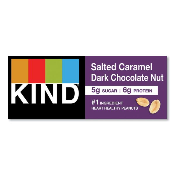 Nuts And Spices Bar, Salted Caramel And Dark Chocolate Nut, 1.4 Oz, 12/pack - Image 6