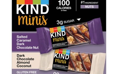 Minis, Salted Caramel And Dark Chocolate Nut/dark Chocolate Almond And Coconut, 0.7 Oz, 20/pack