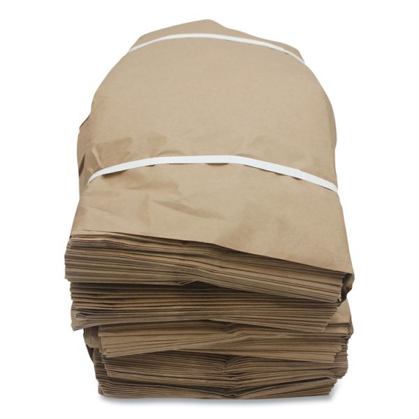 Kraft Paper Bags, 10" x 6" x 13", Kraft, 250/Carton - Image 2