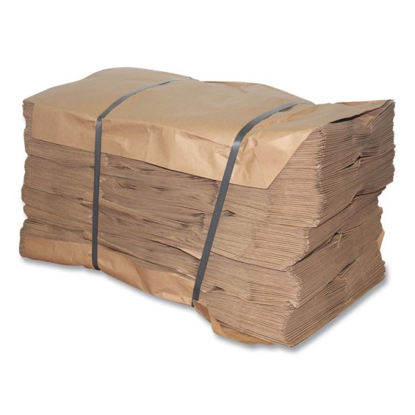 Kraft Paper Bags, 13" x 7" x 17", Kraft, 250/Carton - Image 3