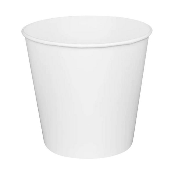 Food Bucket, 170 oz, 8.9" Dia x 8.36"h, White, Paper, 150/Carton