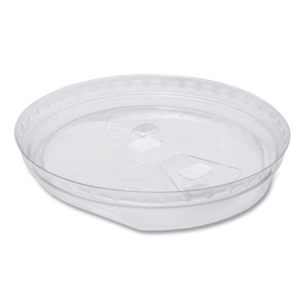PET Lids, Strawless Sipper, Fits 32 oz Cold Cups, Clear, 1,000/Carton - Image 2