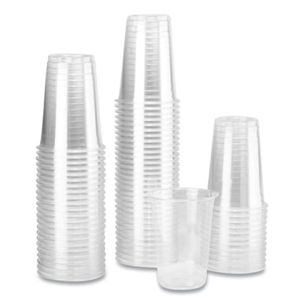 PET Plastic Cups, 10 oz, Clear, 1,000/Carton - Image 4