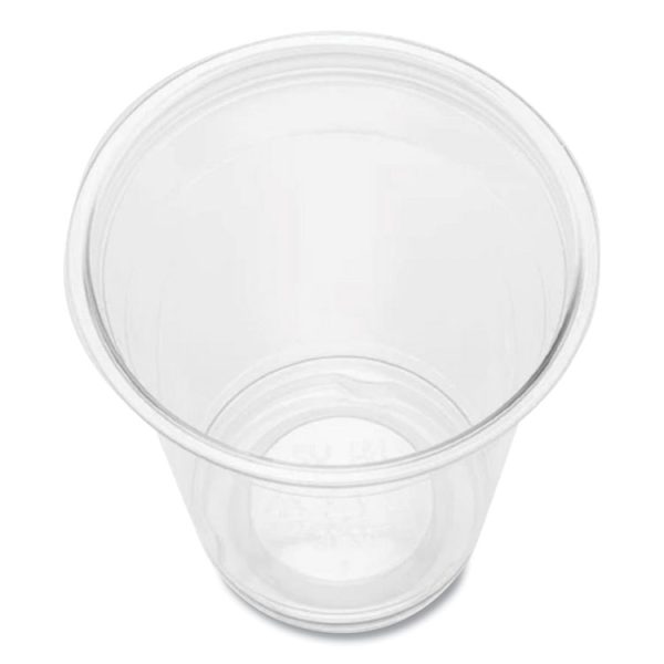 PET Plastic Cups, 92 mm Rim Diameter, 12 oz, Clear, 1,000/Carton - Image 2