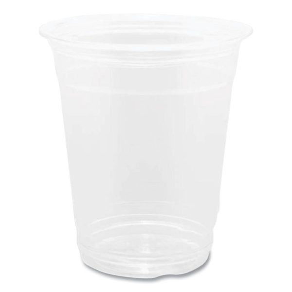 PET Plastic Cups, 92 mm Rim Diameter, 12 oz, Clear, 1,000/Carton