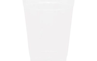 PET Plastic Cups, 20 oz, Clear, 1,000/Carton