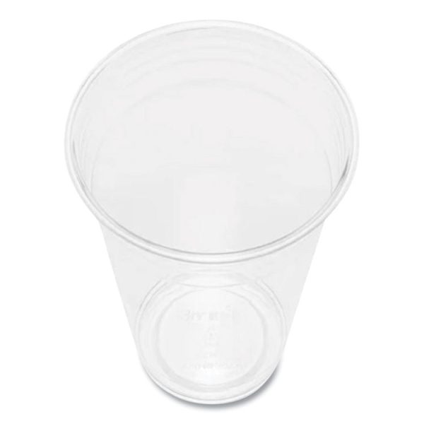 PET Plastic Cups, 24 oz, Clear, 600/Carton - Image 2