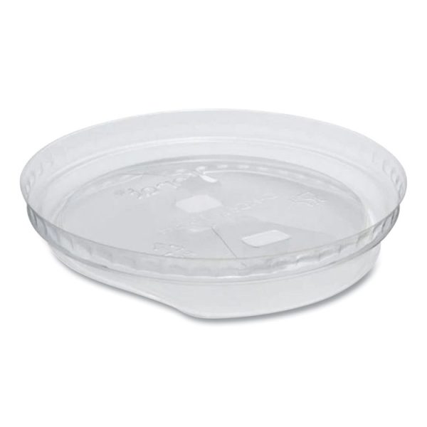 PET Lids, Strawless Sipper, Fits 12 oz to 24 oz Cold Cups, Clear, 1,000/Carton - Image 2