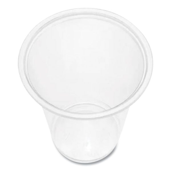 PET Plastic Cups, 7 oz, Clear, 1,000/Carton - Image 2