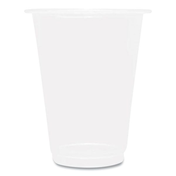 PET Plastic Cups, 7 oz, Clear, 1,000/Carton