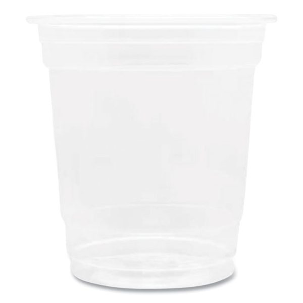 PET Plastic Cups, 8 oz, Clear, 1,000/Carton