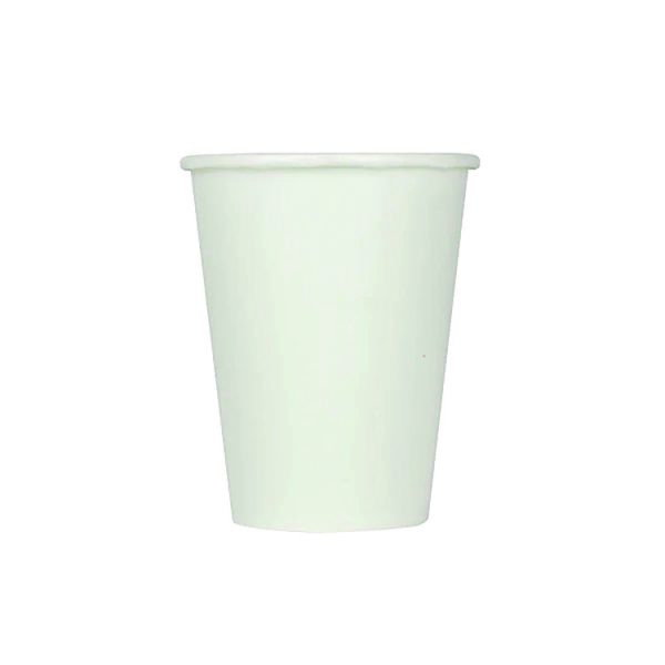 Double Poly Paper Cold Cups, 9 oz, White, 1,000/Carton - Image 3