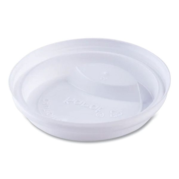 Hot Cup Lids, Fits 10 oz to 24 oz Paper Hot Cups, Sipper Lid, White, 1,000/Carton - Image 2