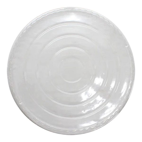 Plastic Lid for Food Bucket, Clear, Plastic, 270/Carton - Image 2