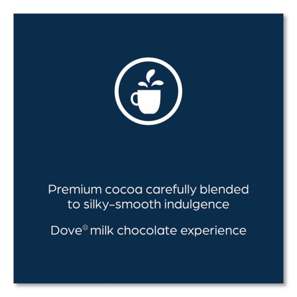 Dove Hot Chocolate Freshpack, Milk Chocolate, 0.66 oz Pouch, 72/Carton - Image 2