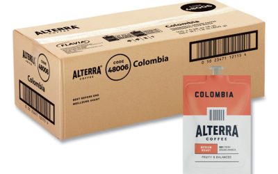 Alterra Columbia Coffee Freshpack, Columbia, 0.28 oz Pouch, 100/Carton