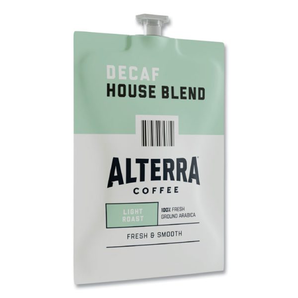 Alterra Decaf House Blend Coffee Freshpack, 0.25 oz Pouch, 100/Carton - Image 2