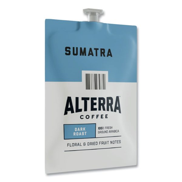 Alterra Sumatra Coffee Freshpack, Sumatra, 0.3 oz Pouch, 100/Carton - Image 2