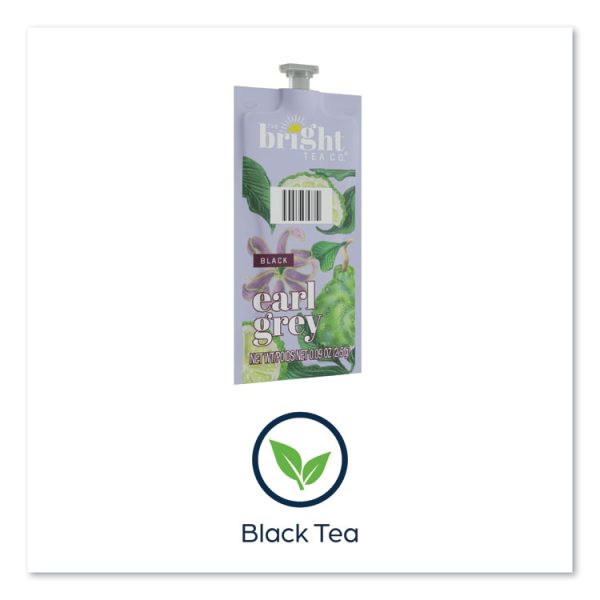 The Bright Tea Co. Earl Grey Black Tea Freshpack, Earl Gray, 0.09 oz Pouch, 100/Carton - Image 5