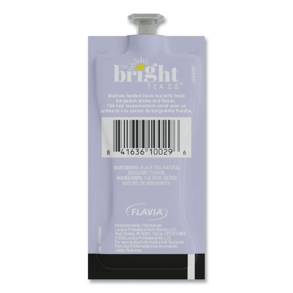 The Bright Tea Co. Earl Grey Black Tea Freshpack, Earl Gray, 0.09 oz Pouch, 100/Carton - Image 7