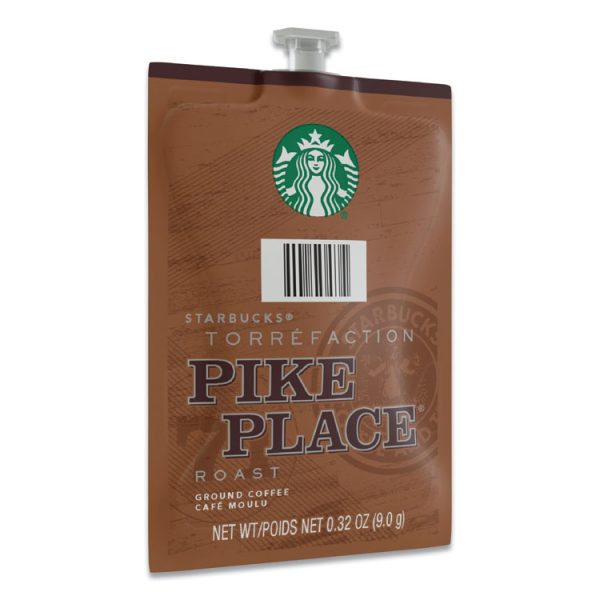 Starbucks Pike Place Roast Coffee Freshpack, Pike Place, 0.32 oz Pouch, 76/Carton - Image 2