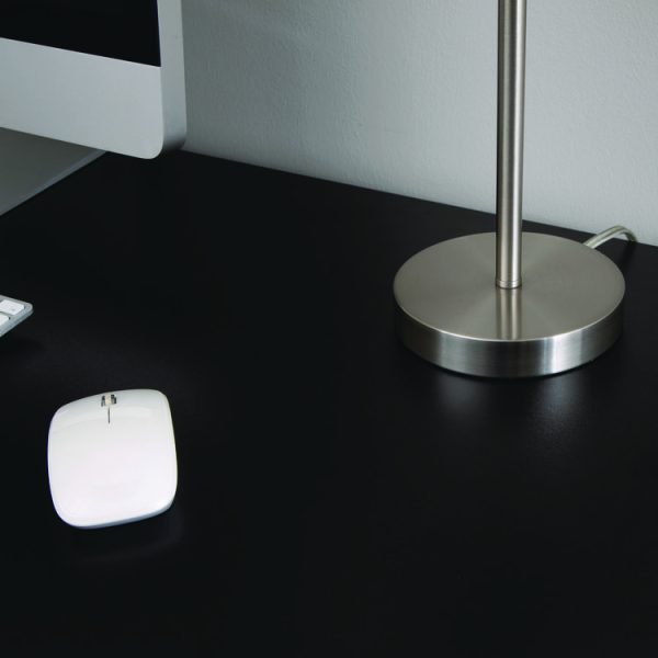 Slim Line Lamp Set, Table 12.63" High and Floor 61.5" High, Silver - Image 5
