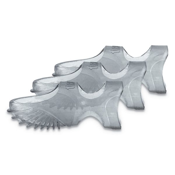 Tippi Micro-Gel Fingertip Grips, Size 5, Clear, 36/pack