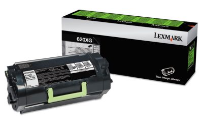 62d0x0g Return Program Extra High-Yield Toner, 45,000 Page-Yield, Black, Taa Compliant