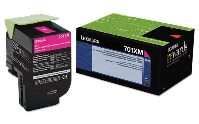 70c1xm0 Return Program Extra High-Yield Toner, 4,000 Page-Yield, Magenta