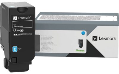 71C1XC0 Return Program Toner Cartridge, 12,500 Page-Yield, Cyan