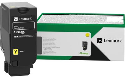 71C1XY0 Return Program Toner Cartridge, 12,500 Page-Yield, Yellow