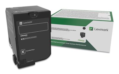 74c00kg Return Program Toner, 3,000 Page-Yield, Black