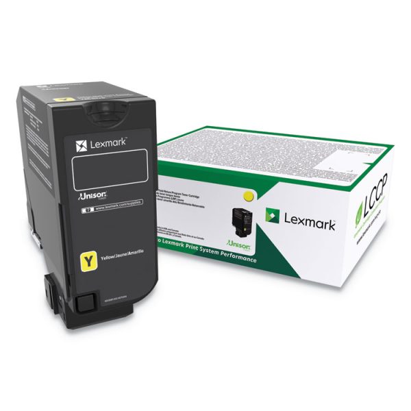 74c0hyg High-Yield Toner, 12,000 Page-Yield, Yellow