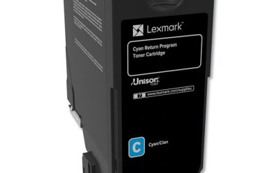 74c10c0 Return Program Unison Toner, 3,000 Page-Yield, Cyan