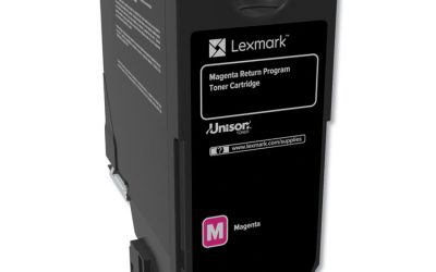 74c10m0 Return Program Unison Toner, 3,000 Page-Yield, Magenta