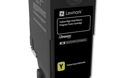 74c1hy0 Return Program Unison High-Yield Toner, 12,000 Page-Yield, Yellow